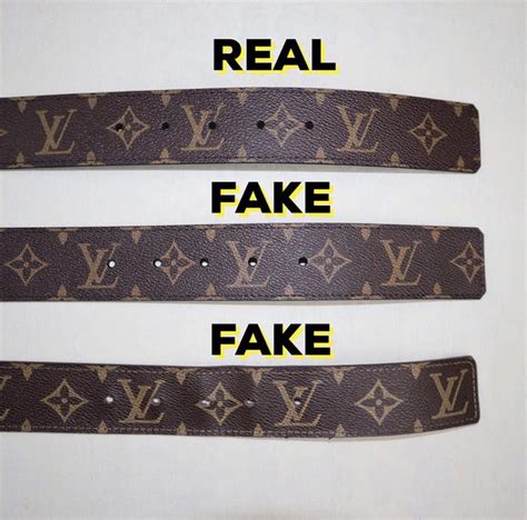 lv belt fake